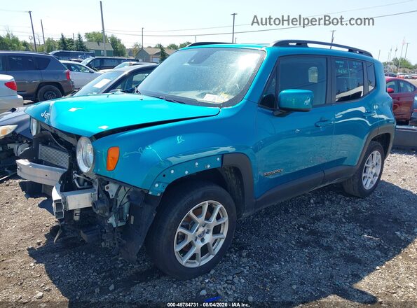 ZACNJDBB0MPN11875 2021 JEEP RENEGADE Blue Передня ліва чверть