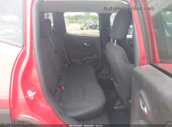 ZACNJDBB2MPM14404 2021 JEEP RENEGADE Red Vista de la etiqueta del VIN