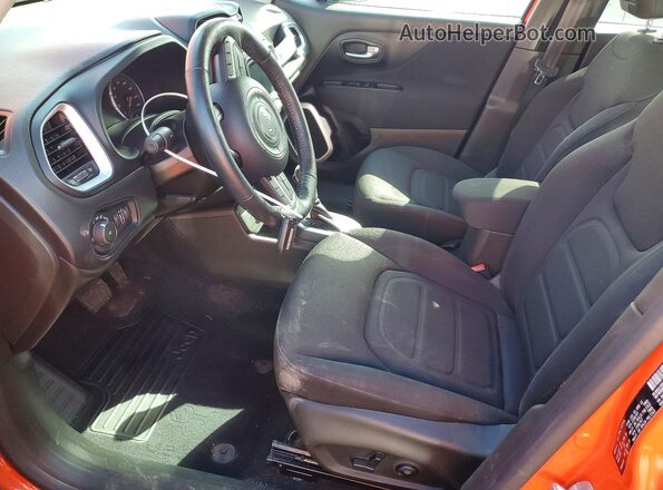 ZACNJDBB2MPM44874 2021 JEEP RENEGADE Orange Вид салону спереду
