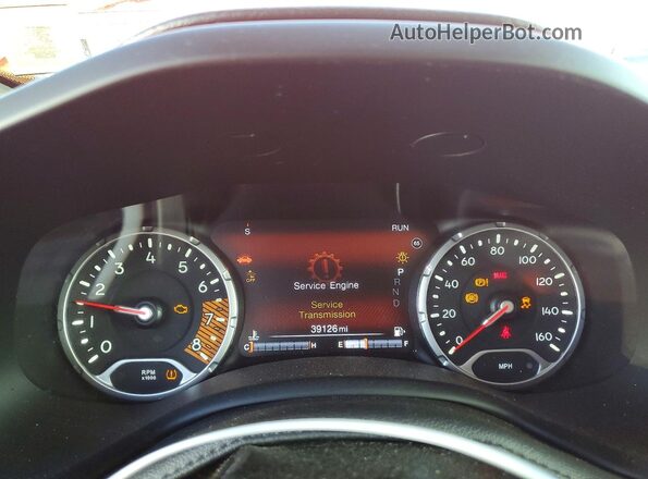 ZACNJDBB2MPM44874 2021 JEEP RENEGADE Orange Вид щитка приладів
