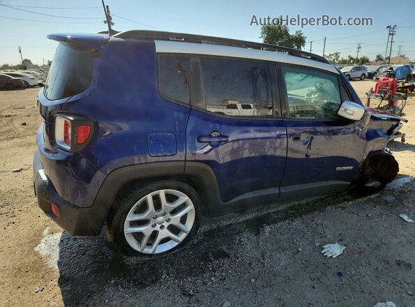 ZACNJDBB4MPM70215 2021 JEEP RENEGADE Синий Задняя правая четверть