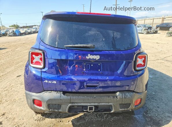 ZACNJDBB4MPM70215 2021 JEEP RENEGADE Синий Вид сзади