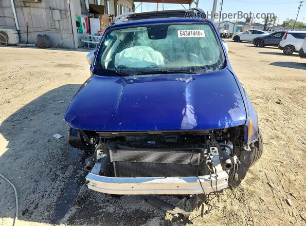 ZACNJDBB4MPM70215 2021 JEEP RENEGADE Синий Вид спереди