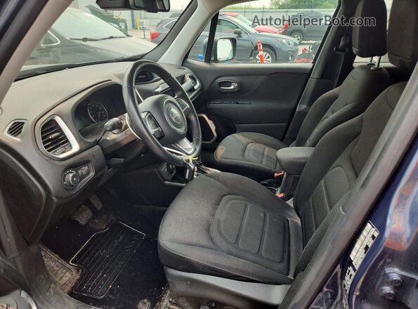 ZACNJDBB5MPM41001 2021 JEEP RENEGADE Blue წინა სალონის ხედი