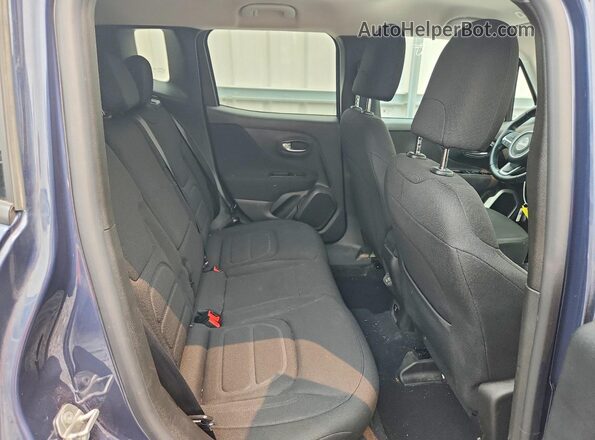 ZACNJDBB5MPM41001 2021 JEEP RENEGADE Blue უკანა სავარძლების ხედი