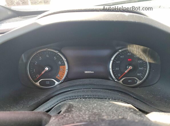 ZACNJDBB5MPM56243 2021 JEEP RENEGADE Gray Widok zestawu wskaźników
