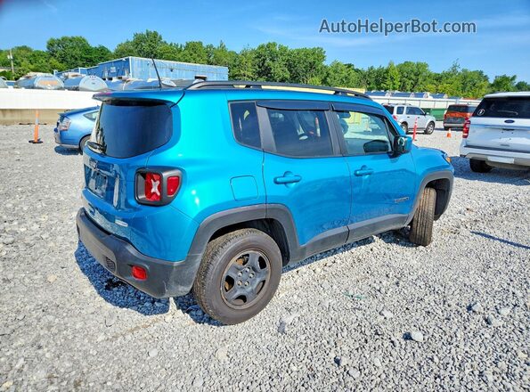 ZACNJDBB9MPM29045 2021 JEEP RENEGADE Blue Tył prawy