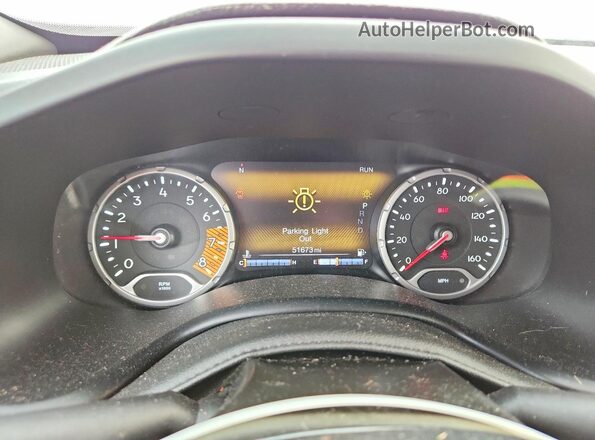 ZACNJDBB9MPM29045 2021 JEEP RENEGADE Blue Widok zestawu wskaźników