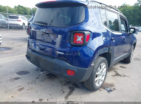 ZACNJDBBXMPM75161 2021 JEEP RENEGADE Синий Вид спереди