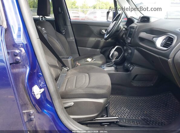 ZACNJDBBXMPM75161 2021 JEEP RENEGADE Синий Вид салона спереди