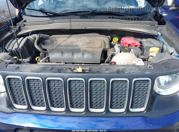 ZACNJDBBXMPM75161 2021 JEEP RENEGADE Синий Вид сзади