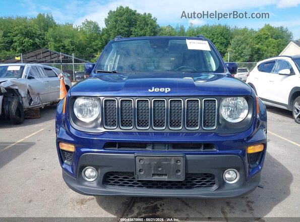 ZACNJDBBXMPM75161 2021 JEEP RENEGADE Синий Вид щитка приборов