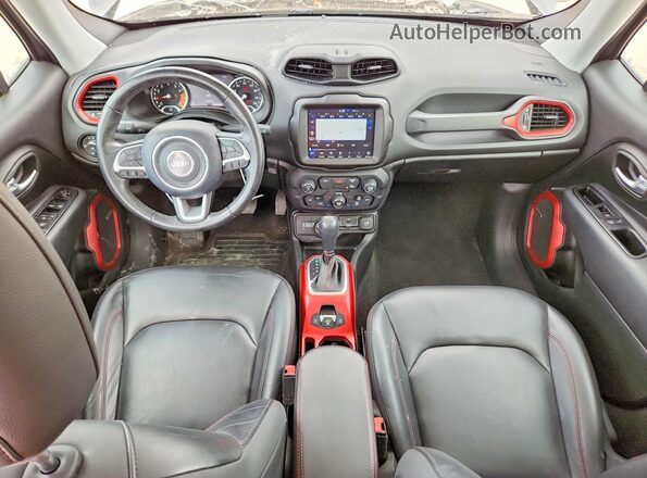 ZACNJDC11MPM71392 2021 JEEP RENEGADE Угольный Вид панели приборов