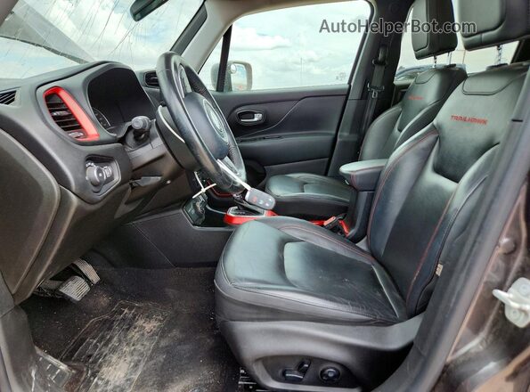 ZACNJDC11MPM71392 2021 JEEP RENEGADE Угольный Вид салона спереди