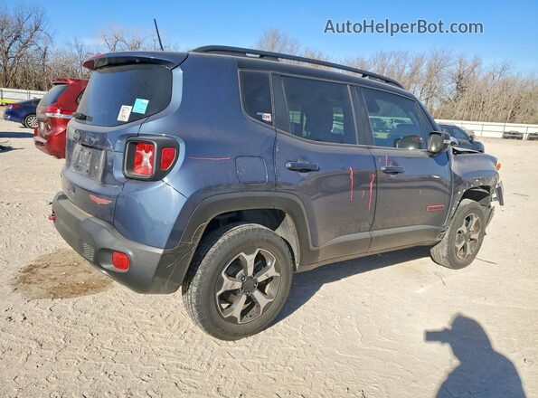 ZACNJDC12MPN18428 2021 JEEP RENEGADE Blue Задня права чверть