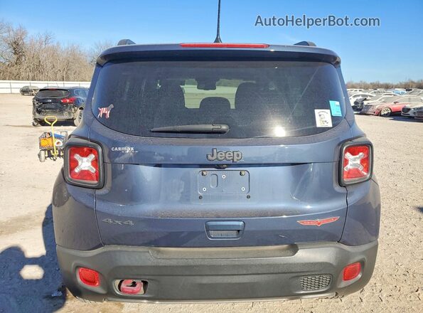 ZACNJDC12MPN18428 2021 JEEP RENEGADE Blue Вид ззаду