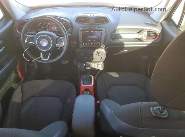 ZACNJDC12MPN18428 2021 JEEP RENEGADE Blue Вид панелі приладів