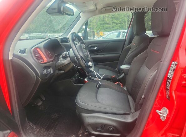 ZACNJDC16MPM08434 2021 JEEP RENEGADE Red Front interior view