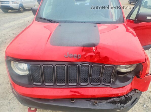 ZACNJDC16MPM08434 2021 JEEP RENEGADE Red Rear interior view