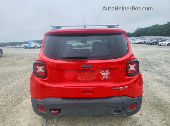 ZACNJDC16MPM08434 2021 JEEP RENEGADE Red Rear view