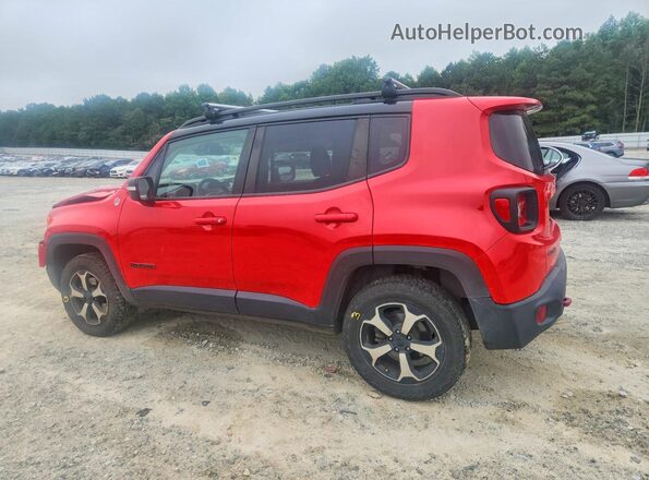 ZACNJDC16MPM08434 2021 JEEP RENEGADE Red Rear left