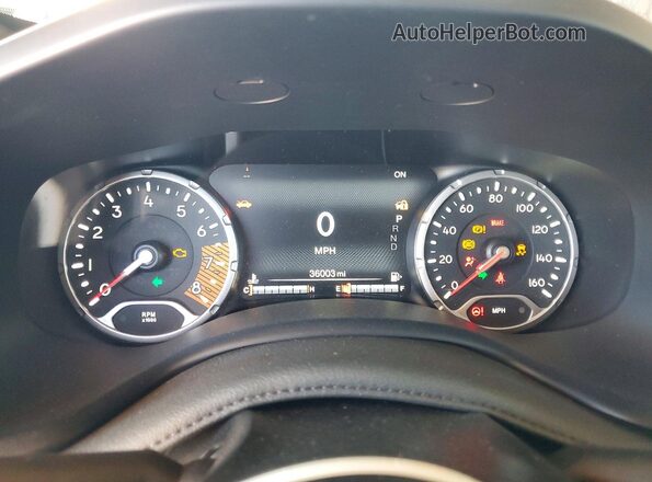 ZACNJDC16PPP67951 2023 JEEP RENEGADE White Вид щитка приладів