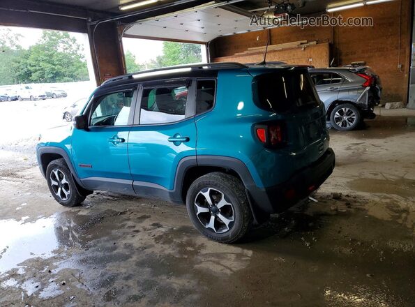 ZACNJDC17MPM92487 2021 JEEP RENEGADE Turquoise უკანა მარცხენა