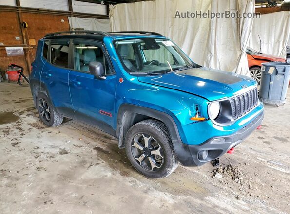 ZACNJDC17MPM92487 2021 JEEP RENEGADE Turquoise წინა მარჯვენა