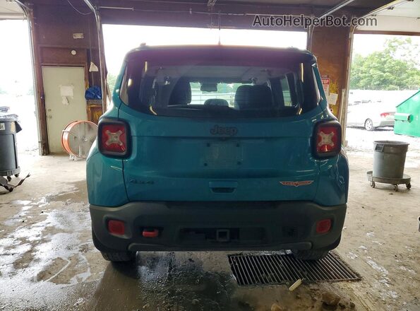 ZACNJDC17MPM92487 2021 JEEP RENEGADE Turquoise უკანა ხედი