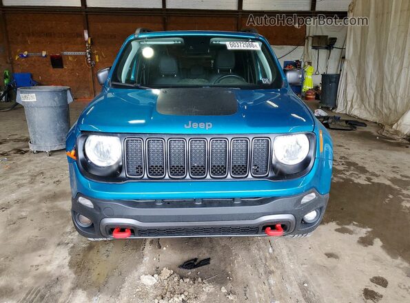 ZACNJDC17MPM92487 2021 JEEP RENEGADE Turquoise წინა ხედი