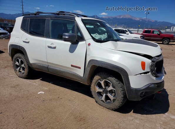ZACNJDC18MPM14512 2021 JEEP RENEGADE White Przód prawy