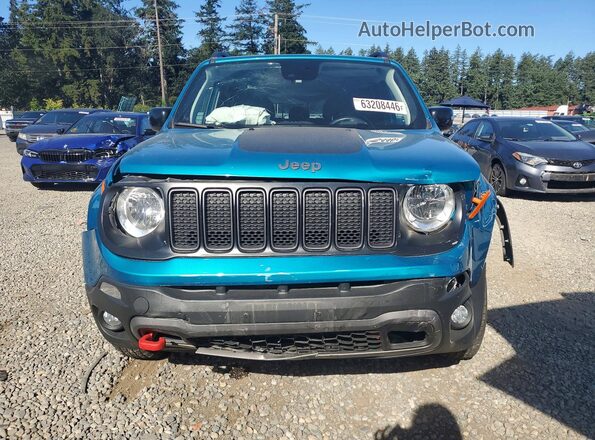 ZACNJDC18NPN79560 2022 JEEP RENEGADE Turquoise წინა ხედი