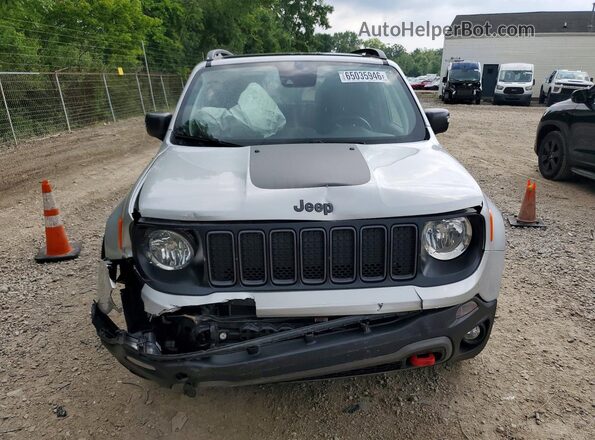 ZACNJDC1XMPN35770 2021 JEEP RENEGADE Серебряный Вид спереди