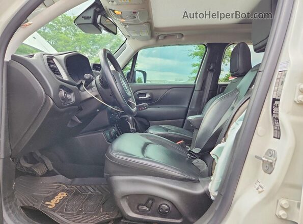 ZACNJDD13NPN48733 2022 JEEP RENEGADE White Вид салону спереду