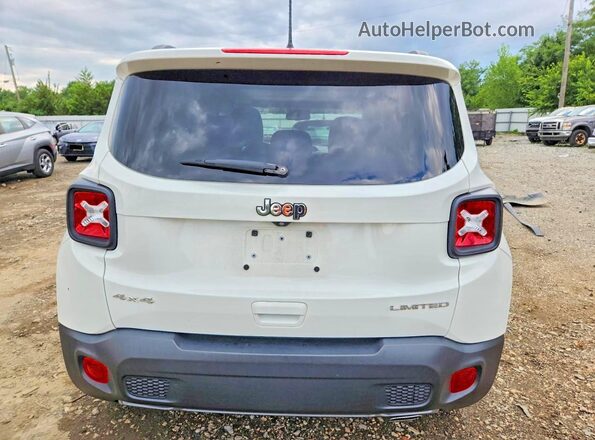 ZACNJDD13NPN48733 2022 JEEP RENEGADE White Вид ззаду
