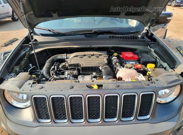 ZACNJDD13NPN51910 2022 JEEP RENEGADE Серый Вид задней части салона