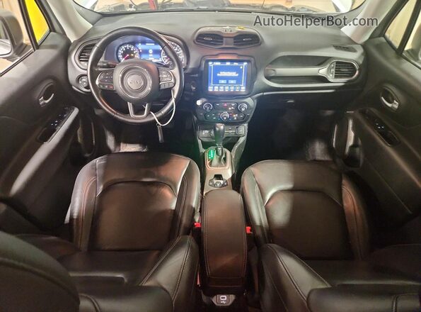 ZACNJDD17MPM29095 2021 JEEP RENEGADE Silver Widok deski rozdzielczej