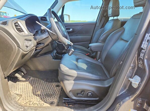 ZACNJDD17PPP26632 2023 JEEP RENEGADE Gray წინა სალონის ხედი