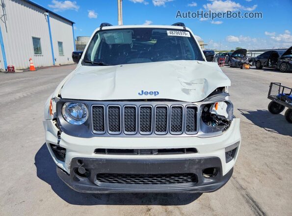 ZACNJDD1XPPP44235 2023 JEEP RENEGADE White Вид спереду