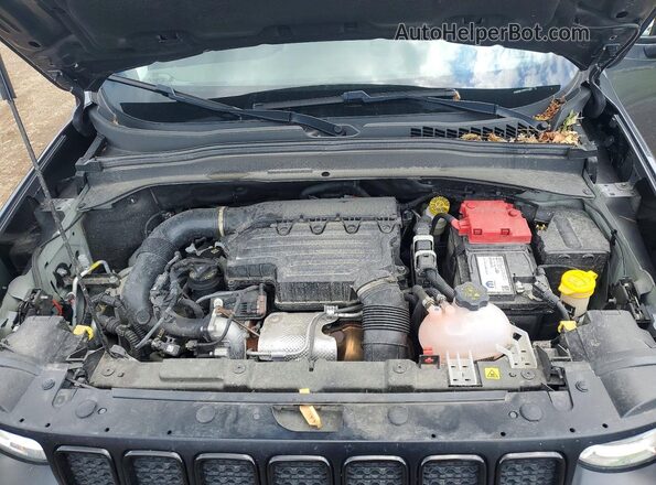 ZACNJDE11PPP11221 2023 JEEP RENEGADE Gray Vista del compartimento del motor