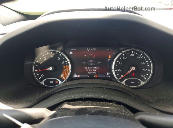 ZACNJDE11PPP11221 2023 JEEP RENEGADE Gray Vista del cuadro de instrumentos