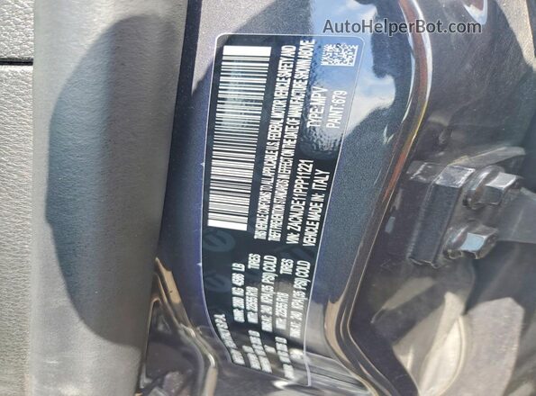 ZACNJDE11PPP11221 2023 JEEP RENEGADE Gray Vista de la etiqueta del VIN