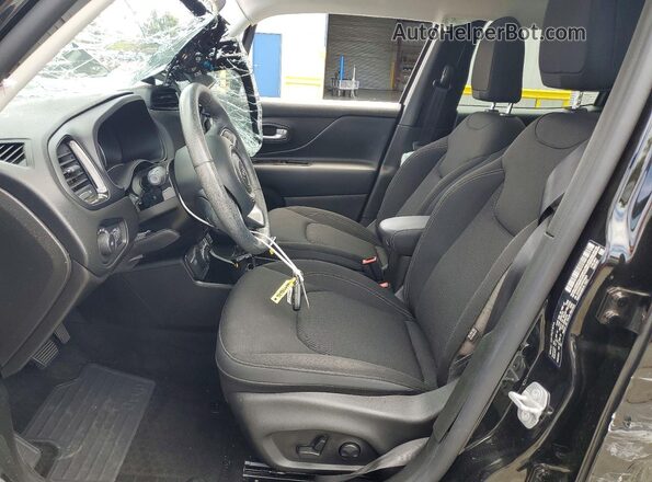 ZACNJDE15PPP33643 2023 JEEP RENEGADE Black Вид салону спереду