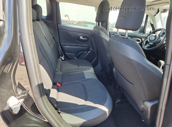 ZACNJDE16PPP10422 2023 JEEP RENEGADE Черный Вид задней части салона
