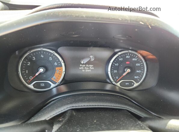 ZACNJDE16PPP10422 2023 JEEP RENEGADE Черный Вид щитка приборов