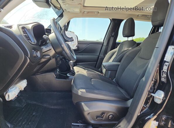 ZACNJDE16PPP10422 2023 JEEP RENEGADE Черный Вид салона спереди