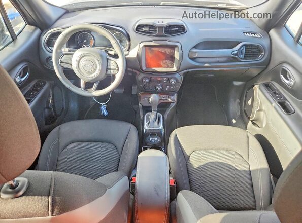 ZACNJDE18NPN96064 2022 JEEP RENEGADE Gray Widok deski rozdzielczej