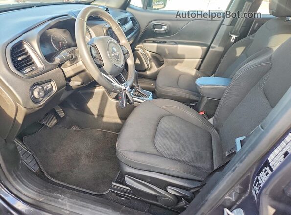 ZACNJDE18NPN96064 2022 JEEP RENEGADE Gray Widok wnętrza z przodu