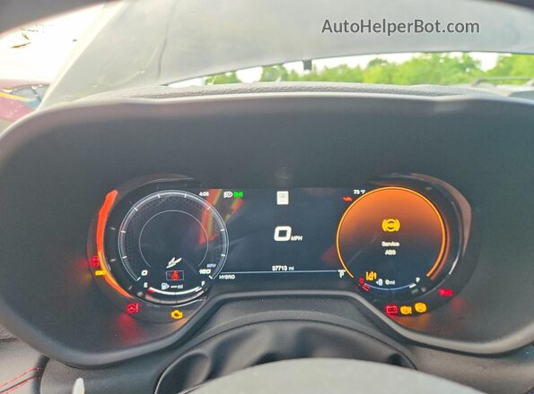ZACPDFCW0R3A27395 2024 DODGE OTHER Black Instrument cluster view