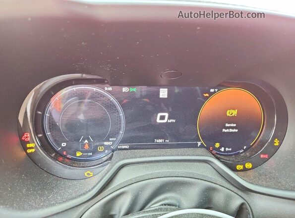 ZACPDFCW1R3A17958 2024 DODGE OTHER Red Instrument cluster view